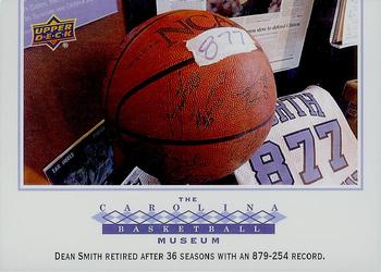 2010-11 Upper Deck North Carolina Tar Heels #131 Dean Smith's 877-Win Ball Front