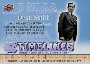2010-11 Upper Deck North Carolina Tar Heels #152 Dean Smith Front