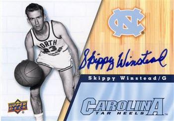 2010-11 Upper Deck North Carolina Tar Heels - Autographs #7 Skippy Winstead Front