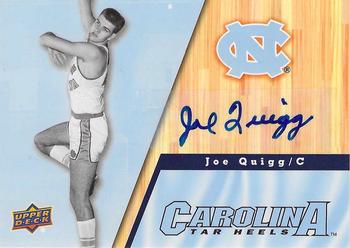 2010-11 Upper Deck North Carolina Tar Heels - Autographs #12 Joe Quigg Front