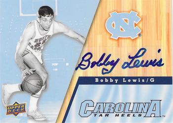 2010-11 Upper Deck North Carolina Tar Heels - Autographs #16 Bobby Lewis Front
