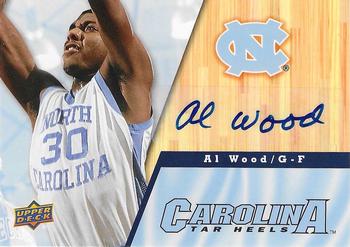 2010-11 Upper Deck North Carolina Tar Heels - Autographs #37 Al Wood Front