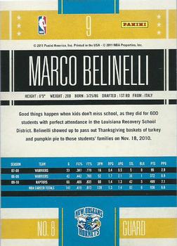 2010-11 Panini Classics #9 Marco Belinelli Back