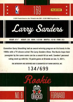 2010-11 Panini Classics #169 Larry Sanders Back