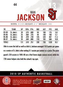 2010-11 SP Authentic #44 Mark Jackson Back