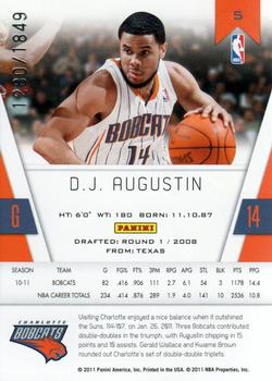 2010-11 Panini Totally Certified #5 D.J. Augustin Back