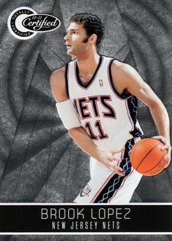 2010-11 Panini Totally Certified #87 Brook Lopez Front