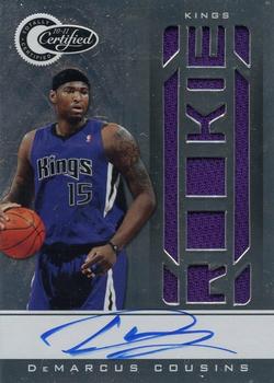 2010-11 Panini Totally Certified #152 DeMarcus Cousins Front