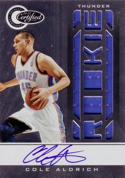 2010-11 Panini Totally Certified #162 Cole Aldrich Front
