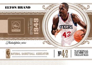 2010-11 Playoff National Treasures #77 Elton Brand Front
