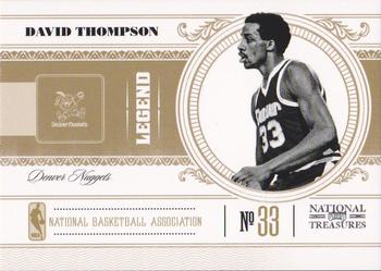 2010-11 Playoff National Treasures #155 David Thompson Front