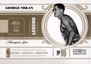 2010-11 Playoff National Treasures #172 George Mikan Front