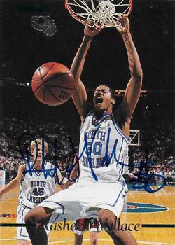 1995 Classic Rookies - Autographs #NNO Rasheed Wallace Front