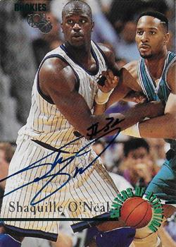 1995 Classic Rookies - Autographs #NNO Shaquille O'Neal Front