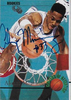 1995 Classic Rookies - Autographs #NNO Alonzo Mourning Front