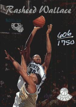 1995 Classic Rookies - Center Stage #CS3 Rasheed Wallace Front