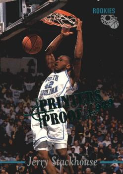 1995 Classic Rookies - Printer's Proofs #3 Jerry Stackhouse Front