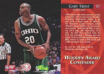1995 Classic Rookies - Printer's Proofs #97 Gary Trent Back