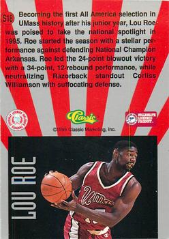 1995 Classic Rookies - Showtime #S18 Lou Roe Back