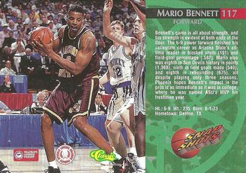 1995 Classic Rookies - Autograph Edition #117 Mario Bennett Back