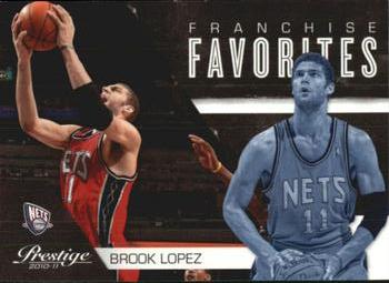 2010-11 Panini Prestige - Franchise Favorites #2 Brook Lopez Front