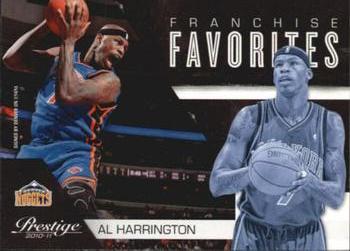 2010-11 Panini Prestige - Franchise Favorites #3 Al Harrington Front