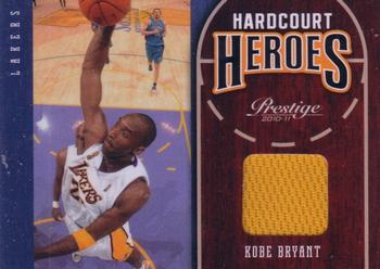 2010-11 Panini Prestige - Hardcourt Heroes Materials #15 Kobe Bryant Front