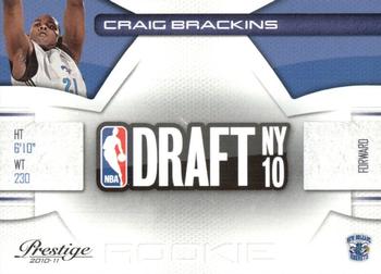 2010-11 Panini Prestige - NBA Draft Class #21 Craig Brackins Front