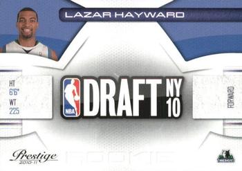 2010-11 Panini Prestige - NBA Draft Class #30 Lazar Hayward Front