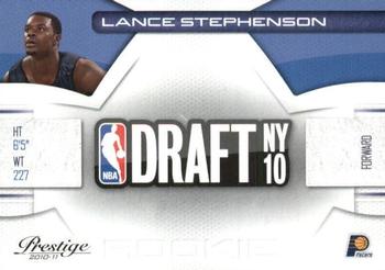 2010-11 Panini Prestige - NBA Draft Class #38 Lance Stephenson Front