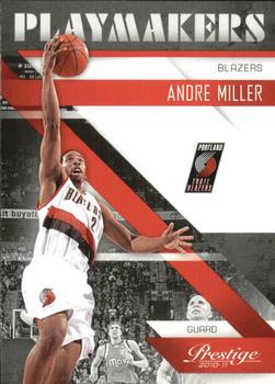 2010-11 Panini Prestige - Playmakers #17 Andre Miller Front