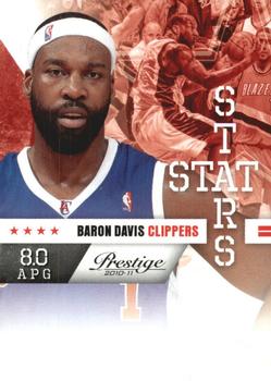 2010-11 Panini Prestige - Stat Stars #19 Baron Davis Front