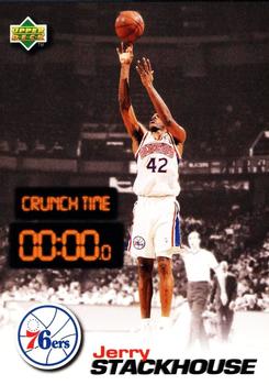 1997 Upper Deck Nestle Crunch Time #CT34 Jerry Stackhouse Front