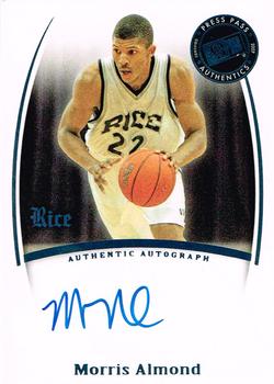 2007-08 Press Pass Legends - Saturday Signatures #NNO Morris Almond Front