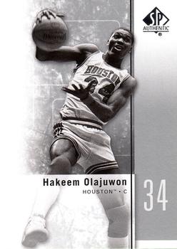2011-12 SP Authentic #12 Hakeem Olajuwon Front