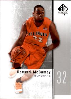 2011-12 SP Authentic #21 Demetri McCamey Front