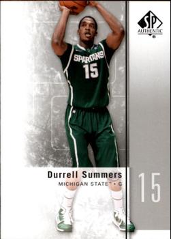 2011-12 SP Authentic #50 Durrell Summers Front
