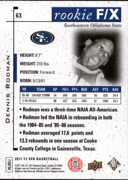 2011-12 SP Authentic #63 Dennis Rodman Back