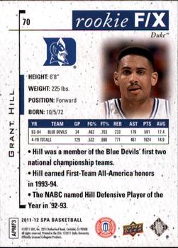 2011-12 SP Authentic #70 Grant Hill Back