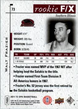 2011-12 SP Authentic #73 Walt Frazier Back