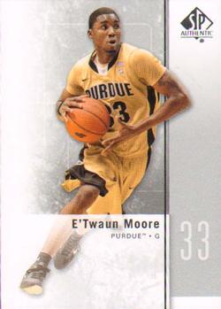2011-12 SP Authentic #47 E'Twaun Moore Front