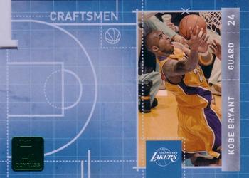 2010-11 Donruss - Craftsmen Die Cuts Emerald #1 Kobe Bryant Front