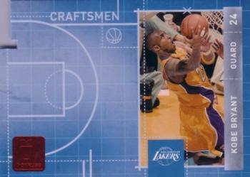 2010-11 Donruss - Craftsmen Die Cuts Ruby #1 Kobe Bryant Front