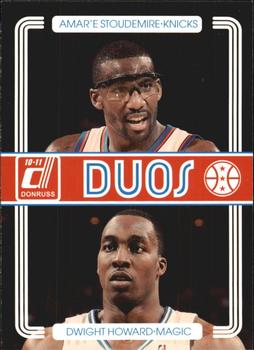 2010-11 Donruss - Duos #3 Amare Stoudemire / Dwight Howard Front