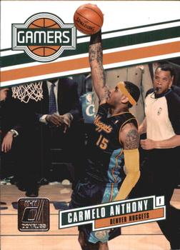 2010-11 Donruss - Gamers #14 Carmelo Anthony Front