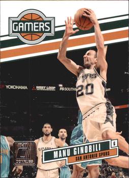 2010-11 Donruss - Gamers #15 Manu Ginobili Front