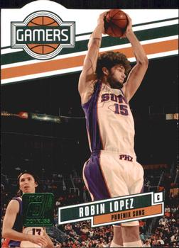 2010-11 Donruss - Gamers Die Cuts Emerald #7 Robin Lopez Front