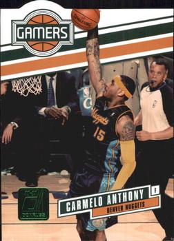 2010-11 Donruss - Gamers Die Cuts Emerald #14 Carmelo Anthony Front