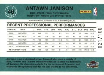 2010-11 Donruss - Press Proof #46 Antawn Jamison Back
