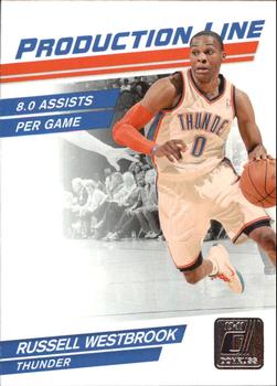 2010-11 Donruss - Production Line #48 Russell Westbrook Front